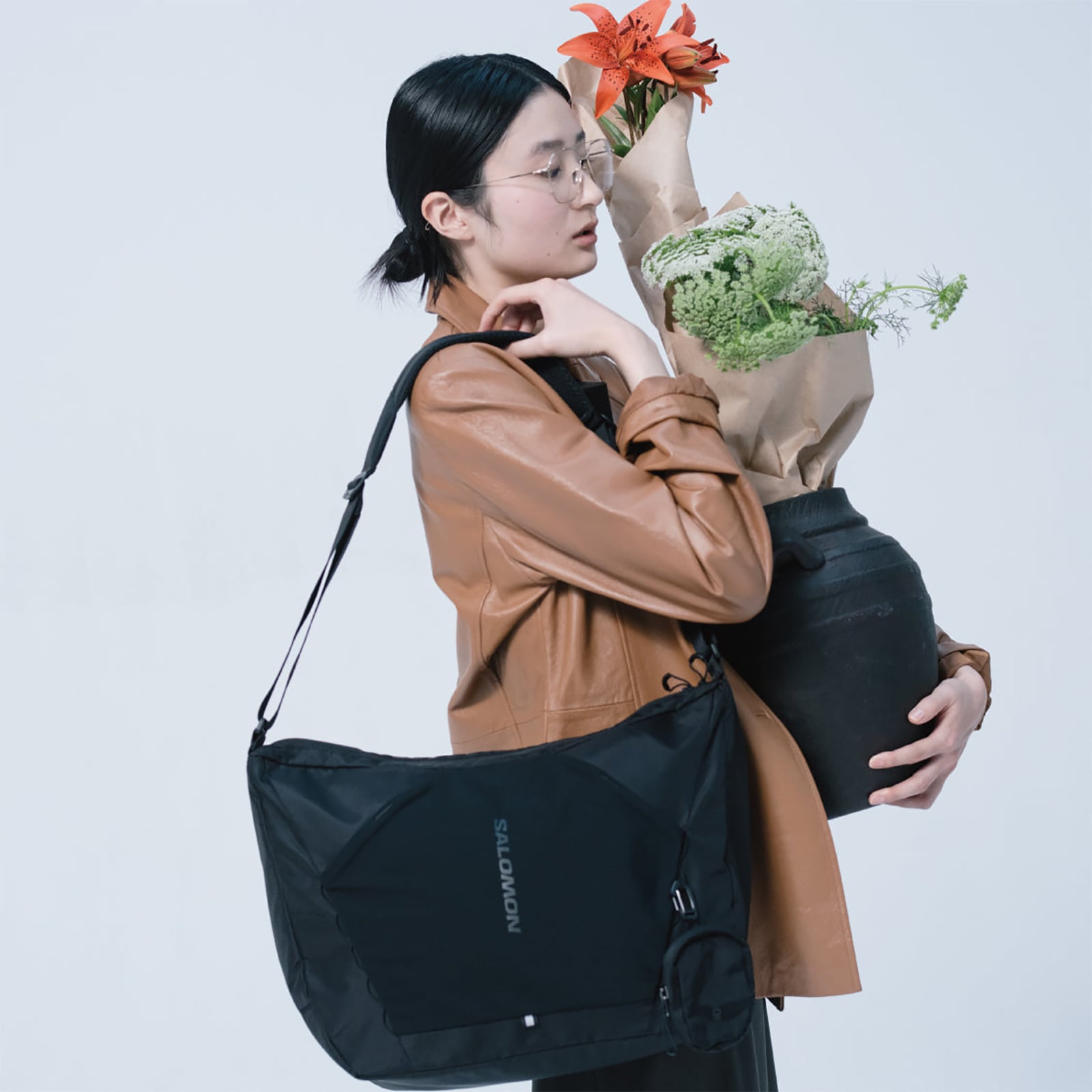 最短当日出荷] SALOMON ACS SHOULDER BAG BLACK [サロモン]