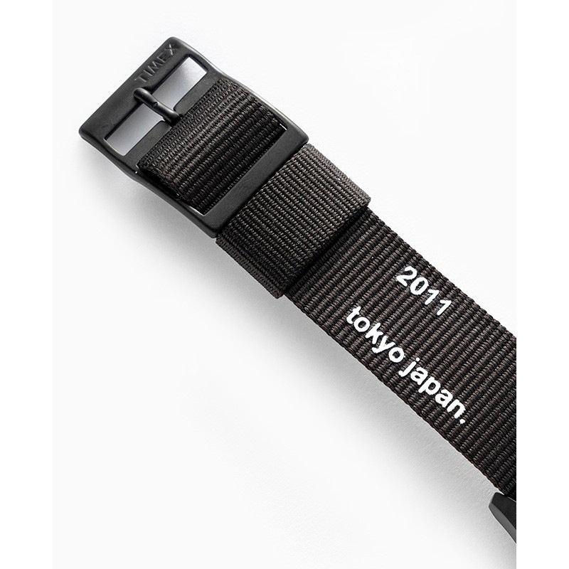 and wander TIMEX × and wander EXPEDITION NORTH FIELD POST SOLAR black [アンドワンダー]