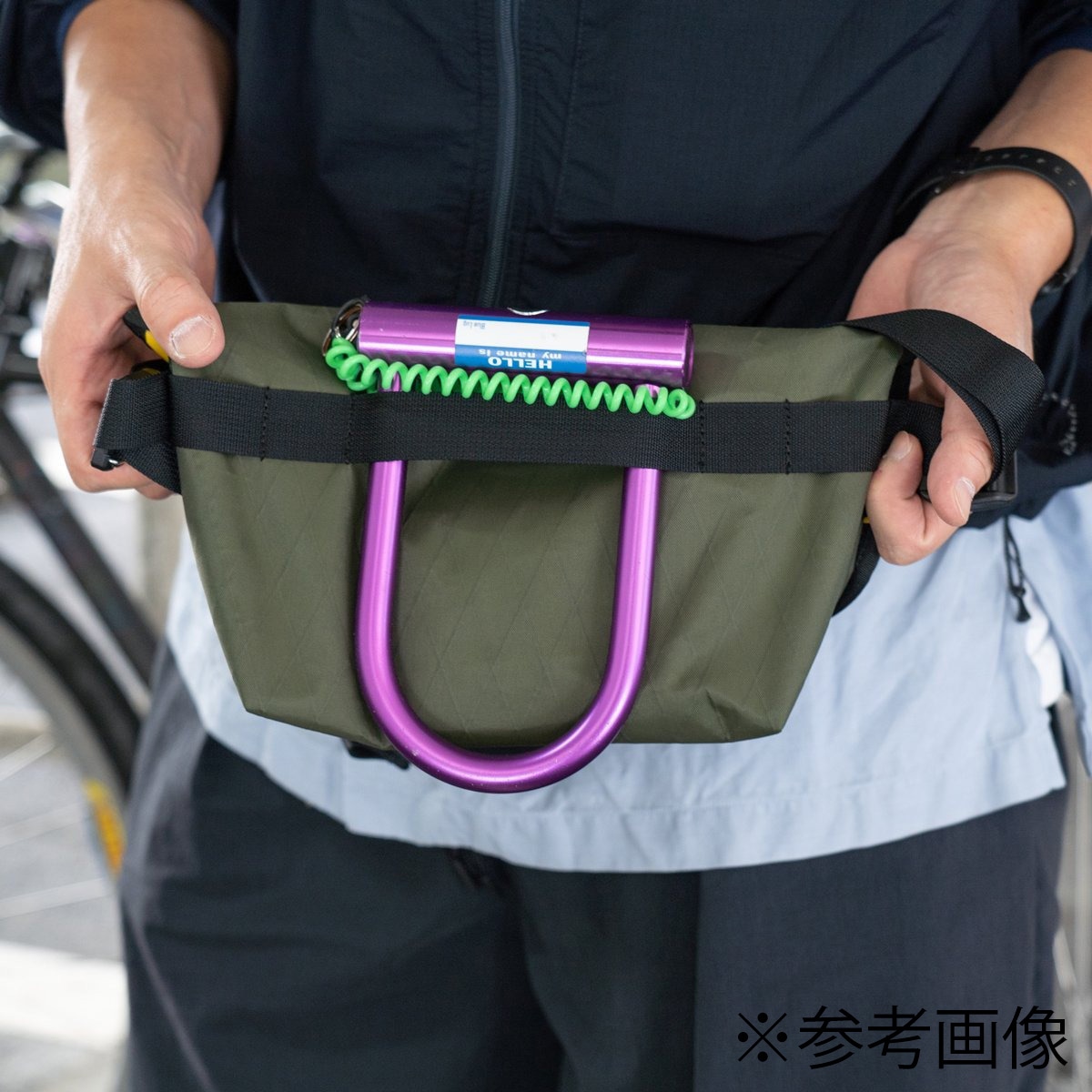 BLUE LUG hip messenger x-pac purple/orange reflector [ブルーラグ]