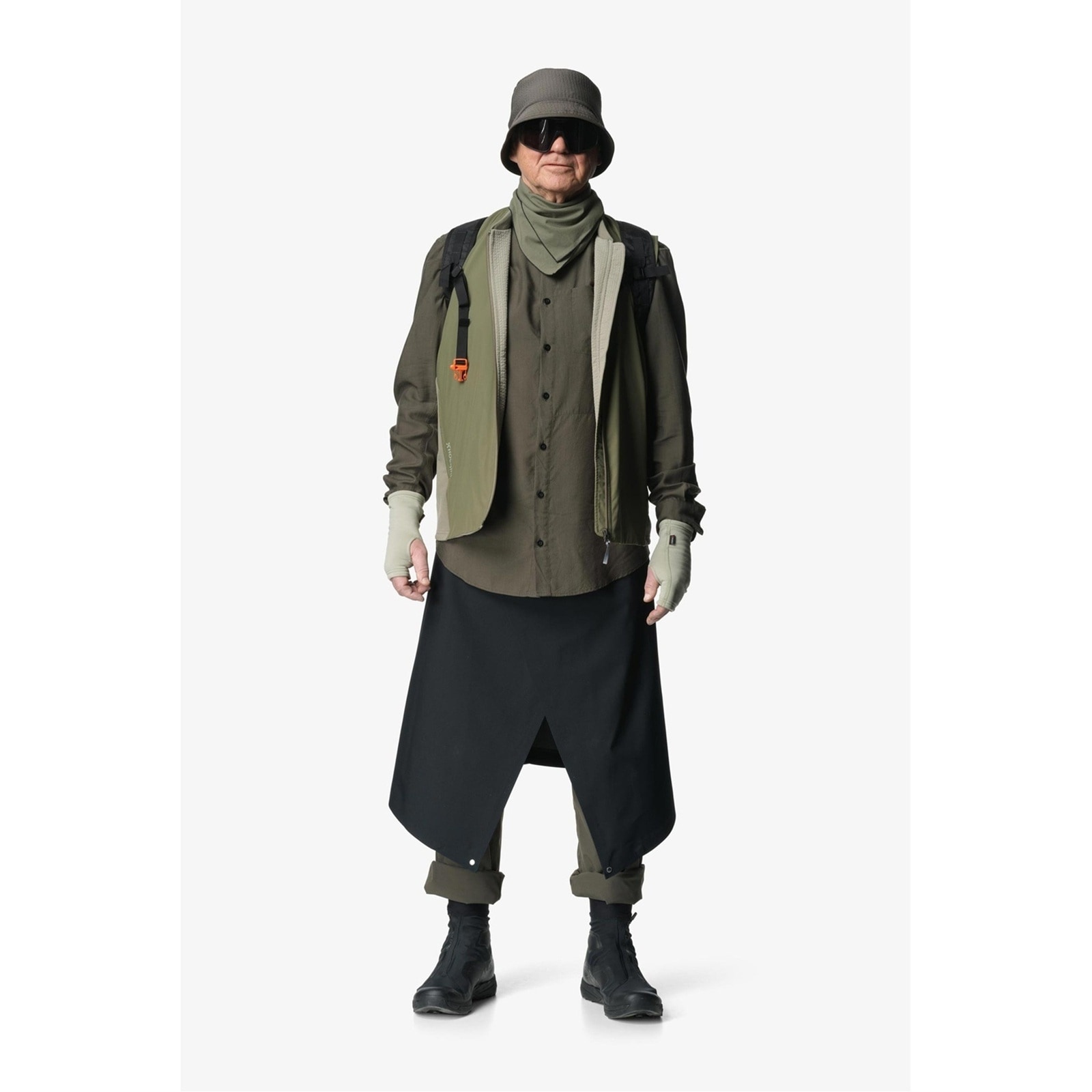 Houdini Mens Tree Longsleeve Shirt Dawn Green [フーディニ]