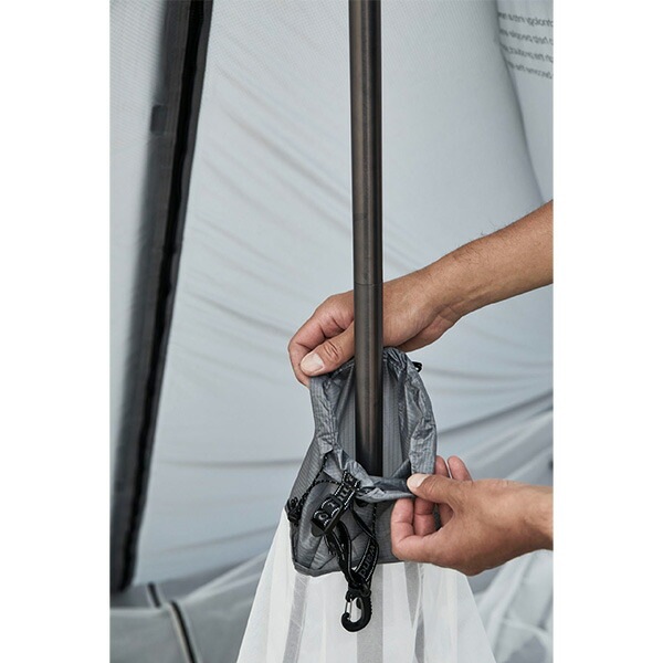 and wander muraco × and wander HERON 2POLE TENT SHELTER SET gray [アンドワンダー]