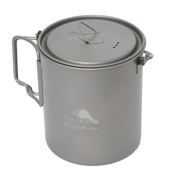 TOAKS Titanium 750ml Pot with Bail Handle [トークス]