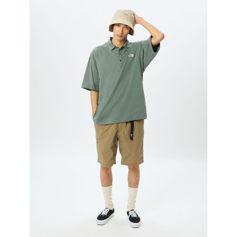 THE NORTH FACE S/S FD Cotton Polo ブラック [ザ・ノース・フェイス]