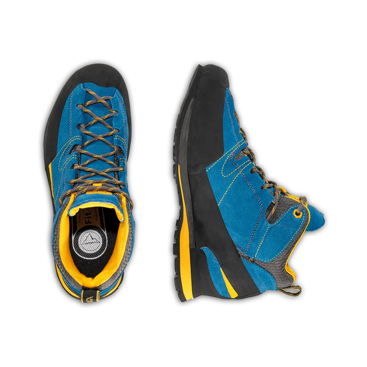 LA SPORTIVA Boulder X Mid GTX Blue/Yellow [ラ・スポルティバ]