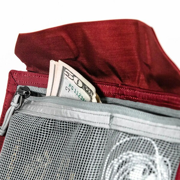 EVERGOODS CAP1 - Civic Access Pouch 1L Burgundy [エバーグッズ]