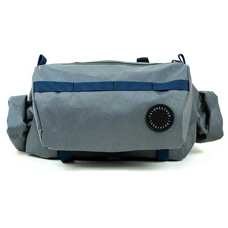 FAIRWEATHER handle bar bag + x-pac gray/navy [フェアウェザー]