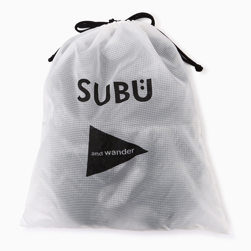 and wander SUBU × and wander mountain camo wool permanent sandal green [アンドワンダー]