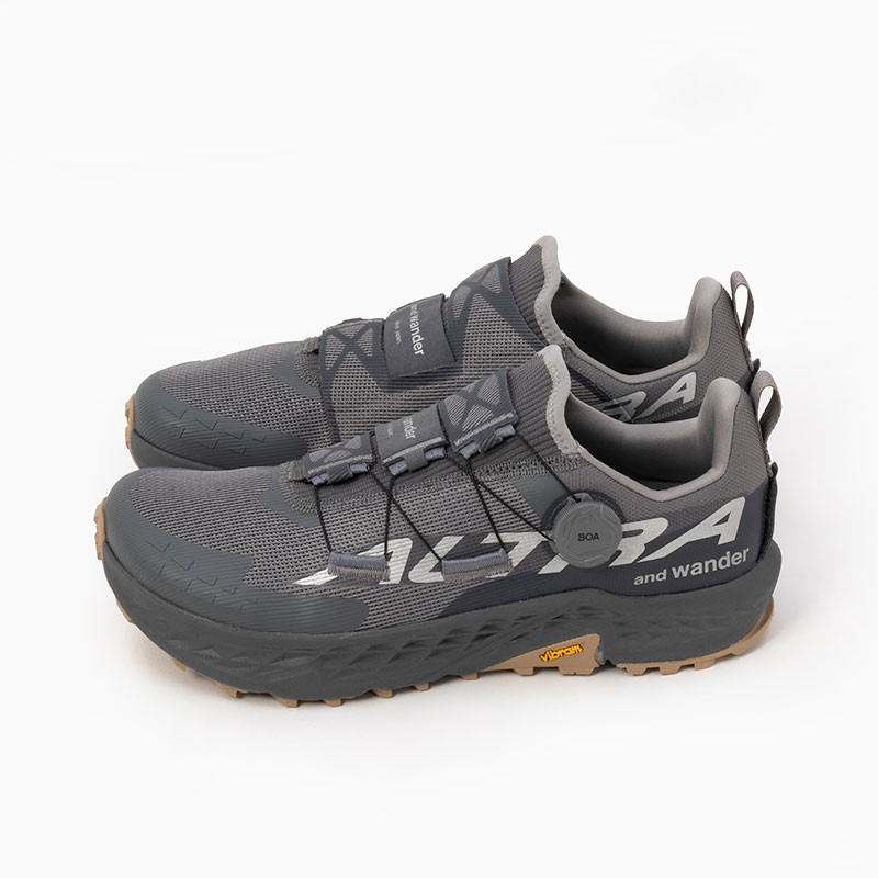 [当日出荷可] and wander ALTRA×and wander TIMP 5 BOA gray [アンドワンダー]