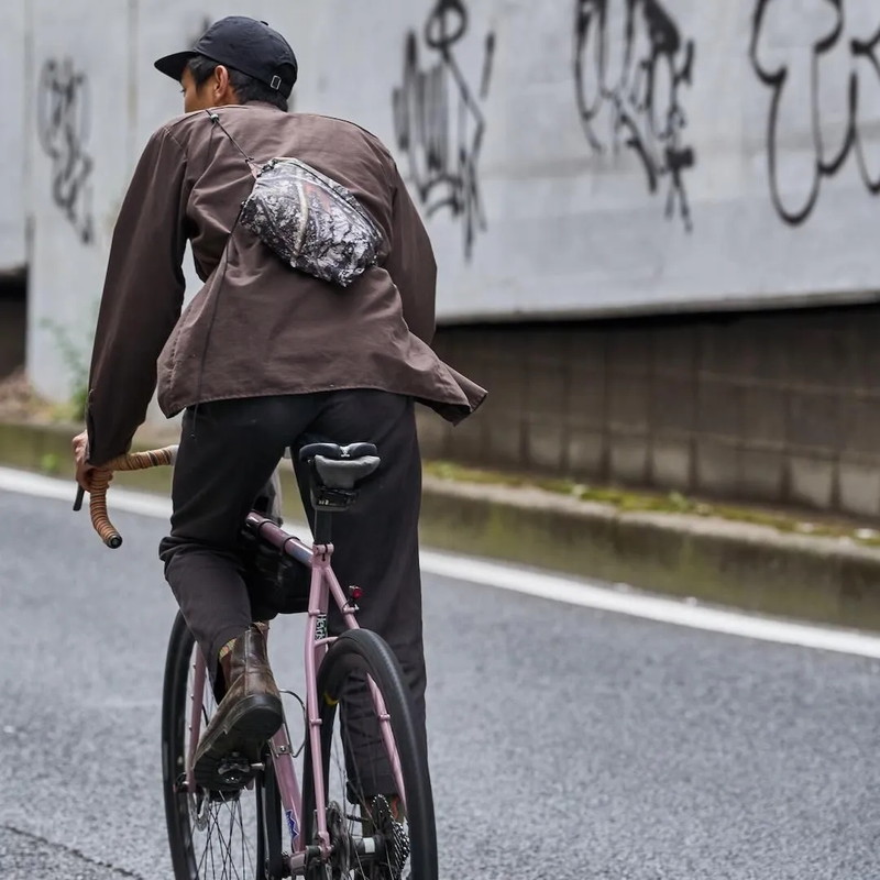 最短当日出荷] FAIRWEATHER road sacoche ripstop/tree camo [フェア