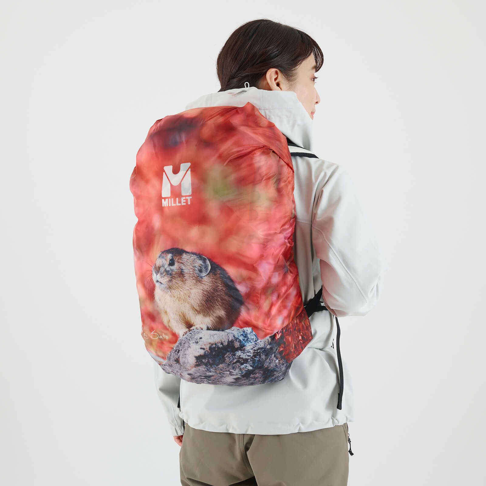 [当日出荷可][10%OFF] MILLET PHOTO RAIN COVER 20/25 EZO USAGI [ミレー]