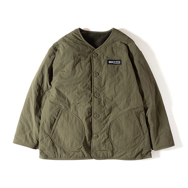 Grip Swany Reversible Quilt JKT Olive×Olive [グリップスワニー]