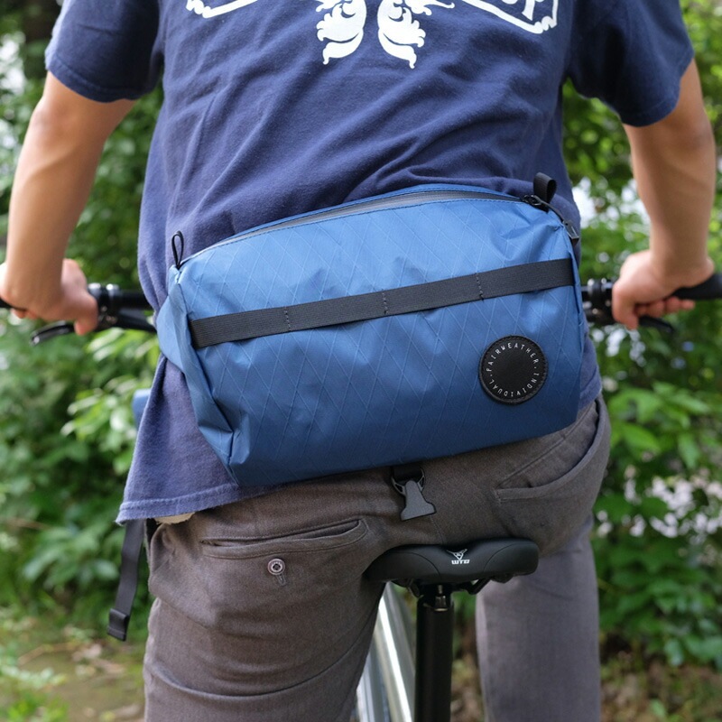 FAIRWEATHER handle bar bag + x-pac navy [フェアウェザー]