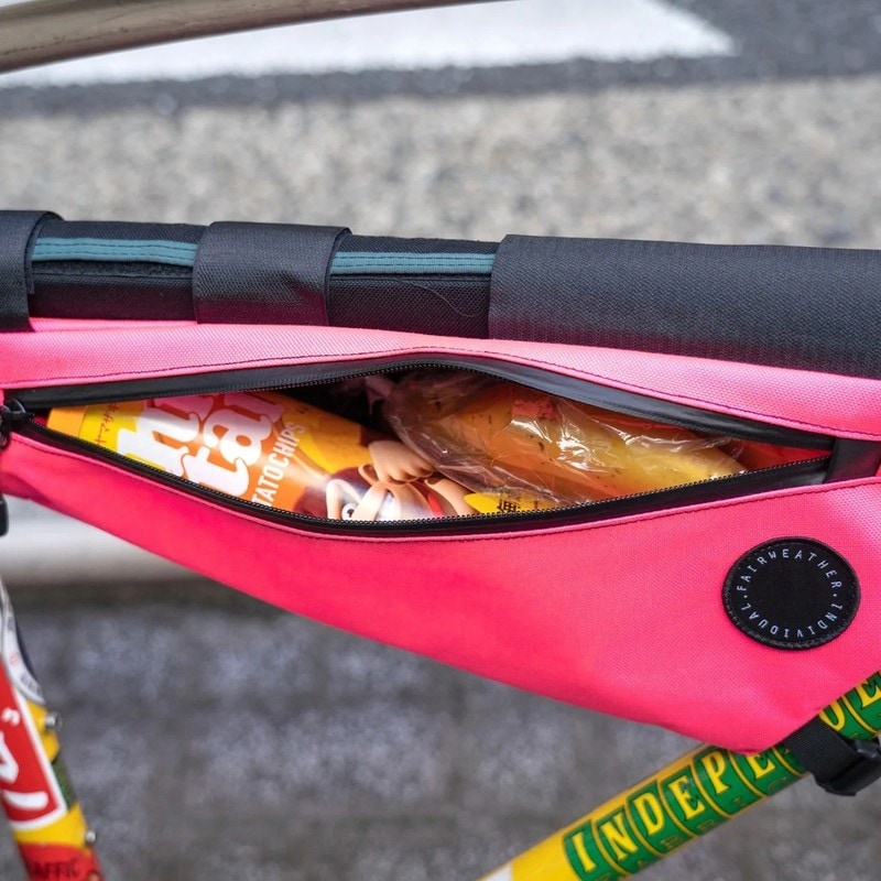 FAIRWEATHER フレームバッグ レッド ブルーラグ Surly FAIRWEATHER フレームバッグ レッド ブルーラグ Surly Frame Bag