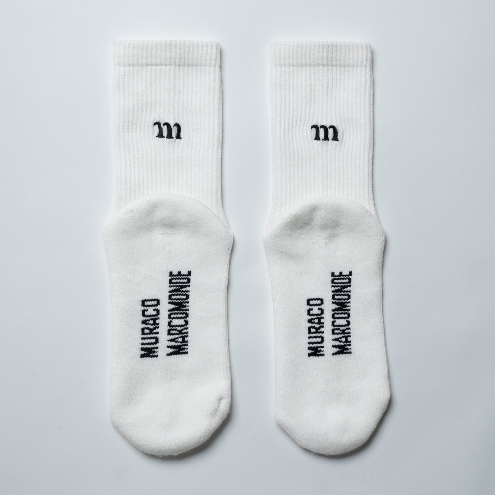 MURACO muraco × MARCOMONDE SPORTS SOCKS WHITE [ムラコ]
