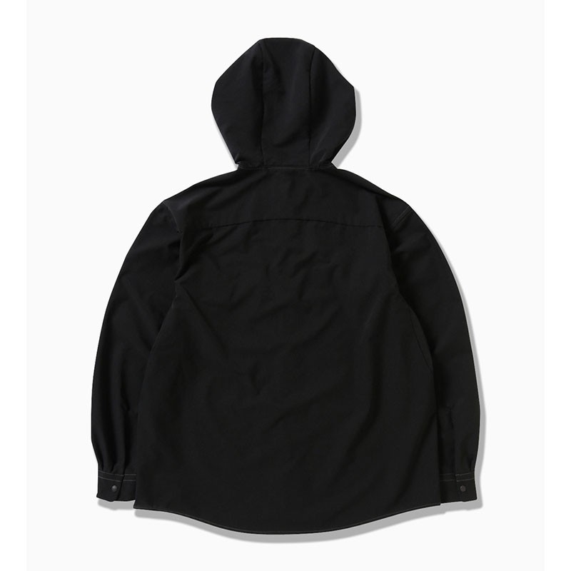 [当日出荷可][30%OFF] and wander dry breathable hoodie black [アンドワンダー]