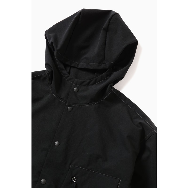 [当日出荷可][30%OFF] and wander dry breathable hoodie black [アンドワンダー]