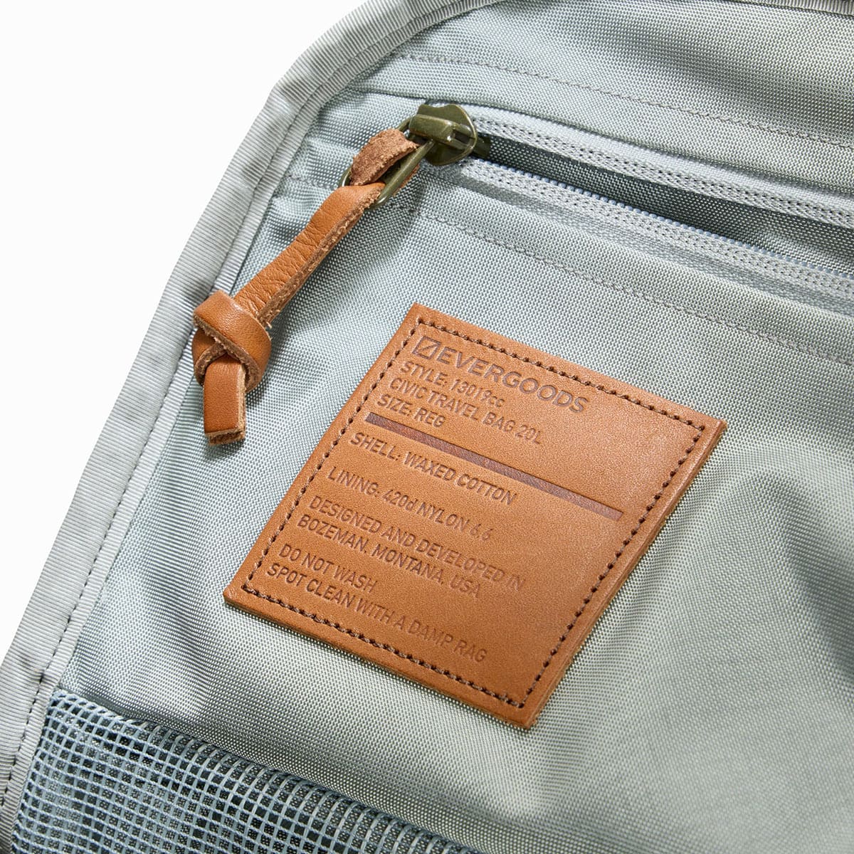 当日出荷可] EVERGOODS CTB20 - CIVIC TRAVEL BAG 20L Waxed Tan