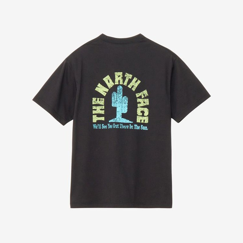 [当日出荷可][20%OFF] THE NORTH FACE S/S FD Cactus Logo Tee ブラック [ザ・ノース・フェイス]