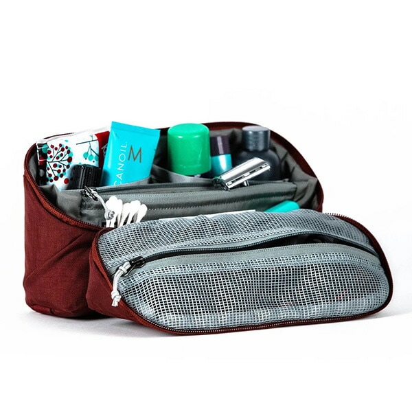 EVERGOODS CAP2 - Civic Access Pouch 2L Burgundy [エバーグッズ]