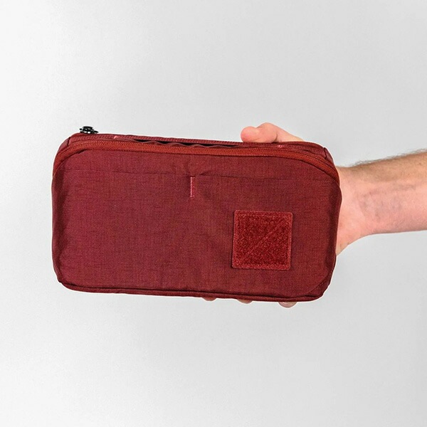 EVERGOODS CAP2 - Civic Access Pouch 2L Burgundy [エバーグッズ]