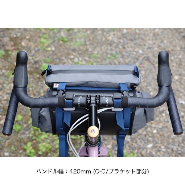 FAIRWEATHER handle bar bag + x-pac/banana [フェアウェザー]