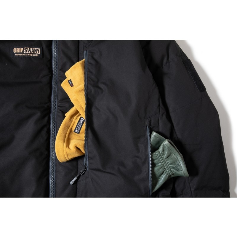 Grip Swany FP DOWN JKT 5.0 BLACK [グリップスワニー]