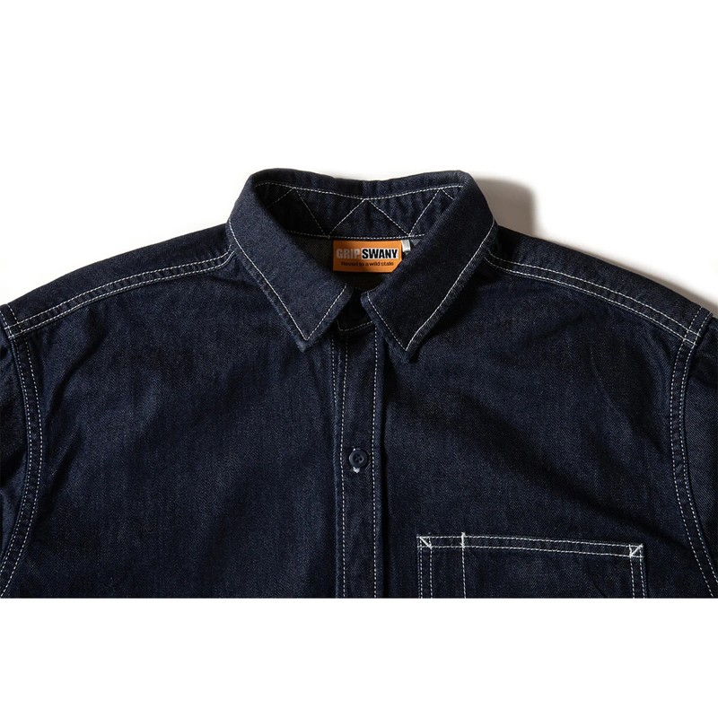 Grip Swany Denim Field Shirt Indigo [グリップスワニー]