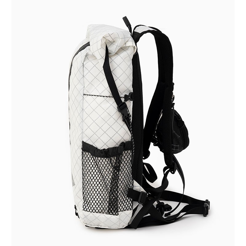 and wander ECOPAK 18L backpack black [アンドワンダー]
