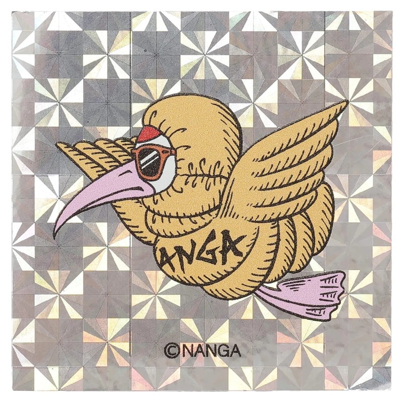 [当日出荷可][50%OFF] NANGA HOLOGRAPHIC GAAACY SQUARE STICKER TSURU [ナンガ]