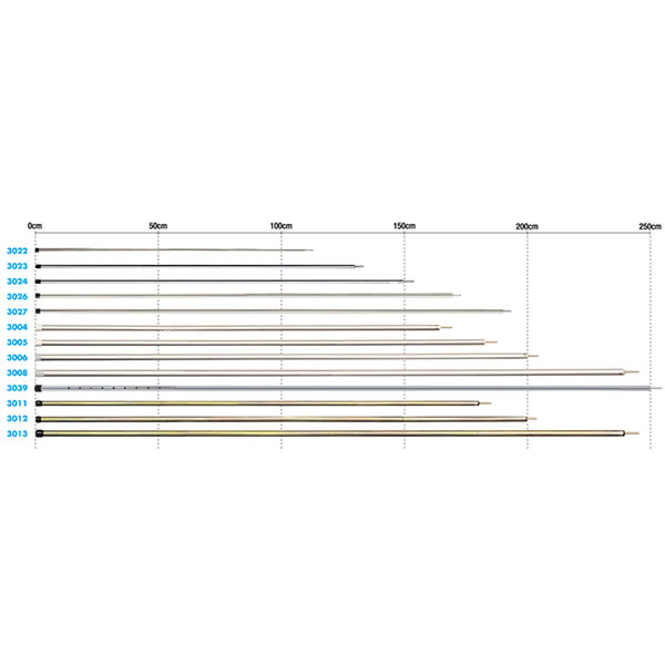 CAMPAL JAPAN ALアップライトポール 150cm（3本継） [キャンパルジャパン]