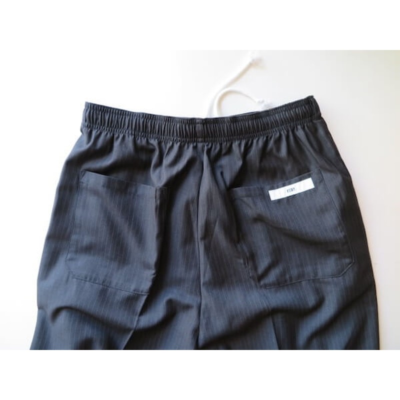 voiry DRESSMAKER PANTS WIDE GRAY-STRIPE [ヴォイリー]