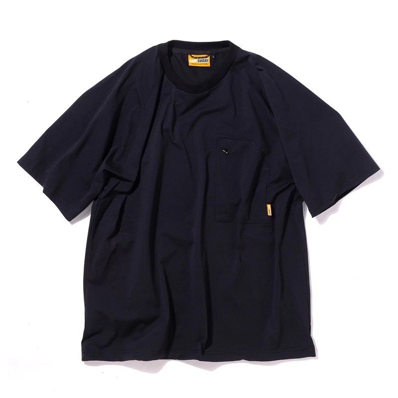 [当日出荷可] Grip Swany GS AIRFLOW TEE BLACK [グリップスワニー]