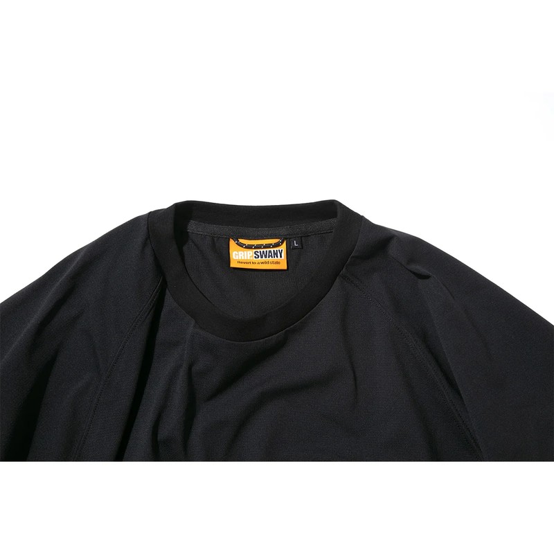 [当日出荷可] Grip Swany GS AIRFLOW TEE BLACK [グリップスワニー]