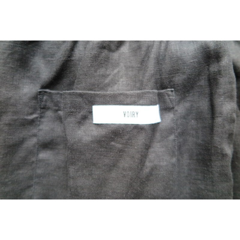 [当日出荷可] voiry SUNDAY PANTS-LINEN BLACK [ヴォイリー]