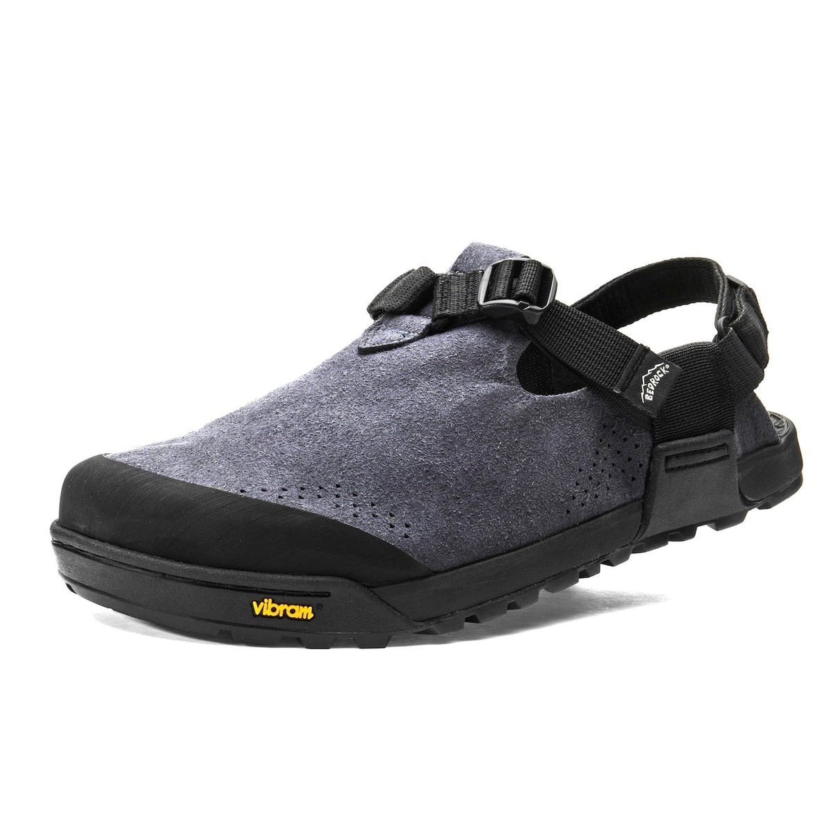 BEDROCK SANDALS Mountain Clog Synthetic Suede Gray Upper/Black Webbing [ベッドロックサンダル]