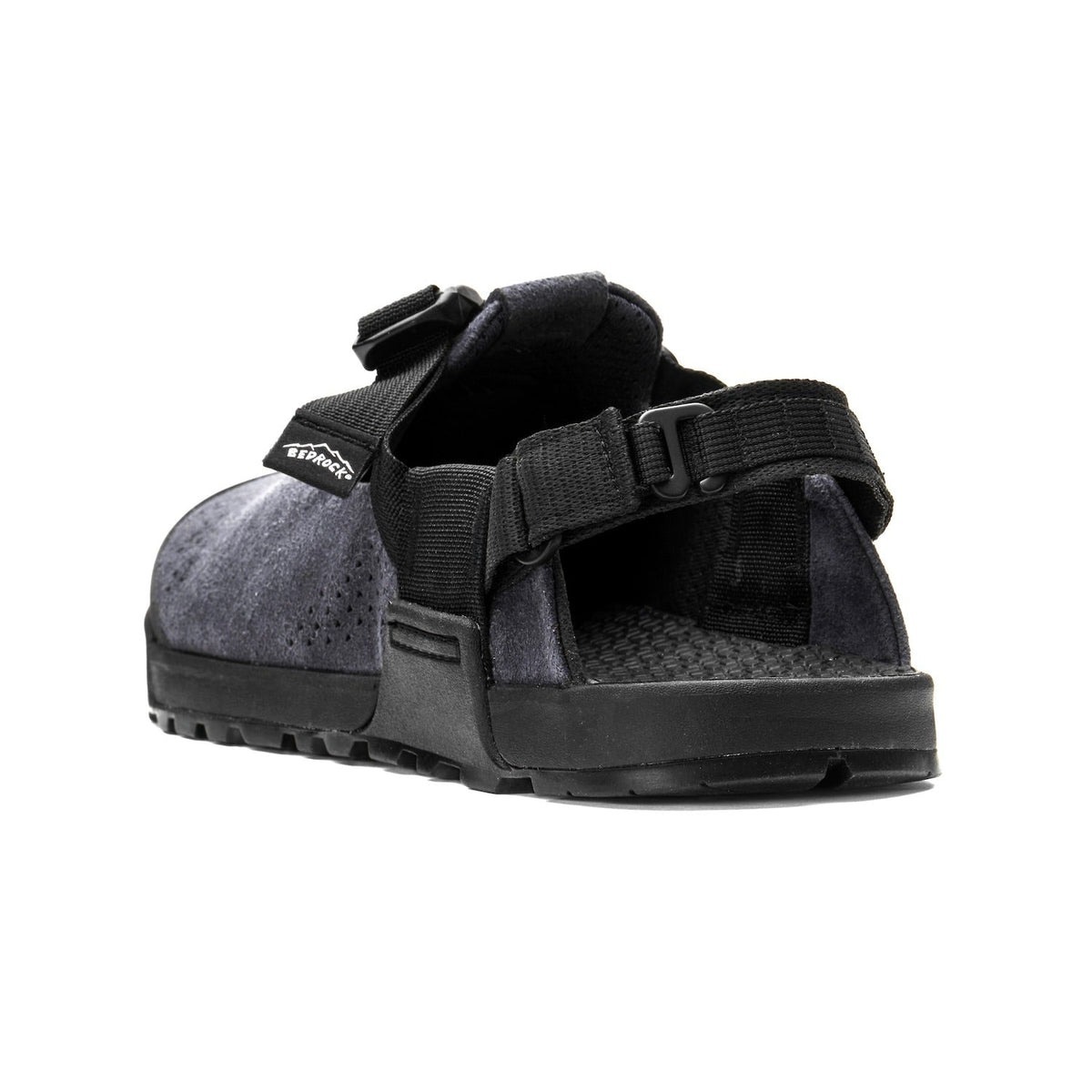 BEDROCK SANDALS Mountain Clog Synthetic Suede Gray Upper/Black Webbing [ベッドロックサンダル]