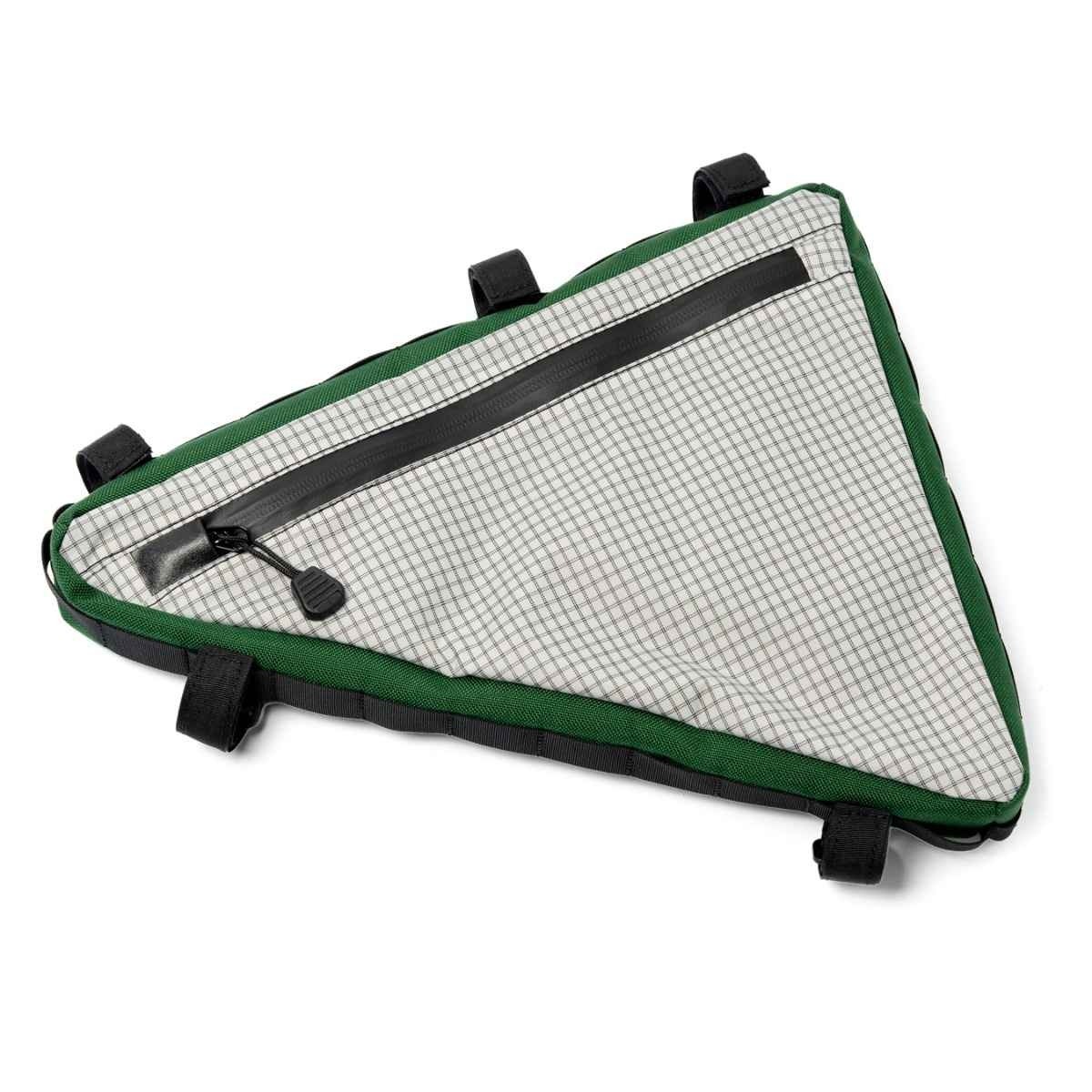 [当日出荷可] FAIRWEATHER frame bag ADV hmpe rip light gray/green Mサイズ [フェアウェザー]