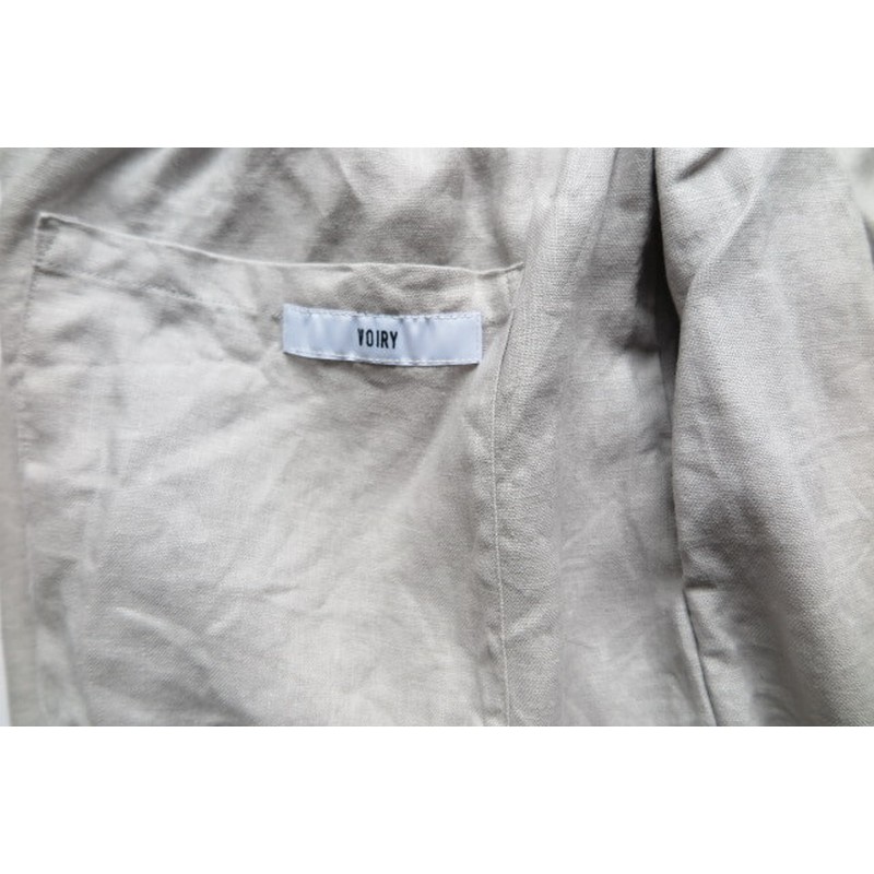 [当日出荷可] voiry SUNDAY PANTS-LINEN L-GRAY [ヴォイリー]