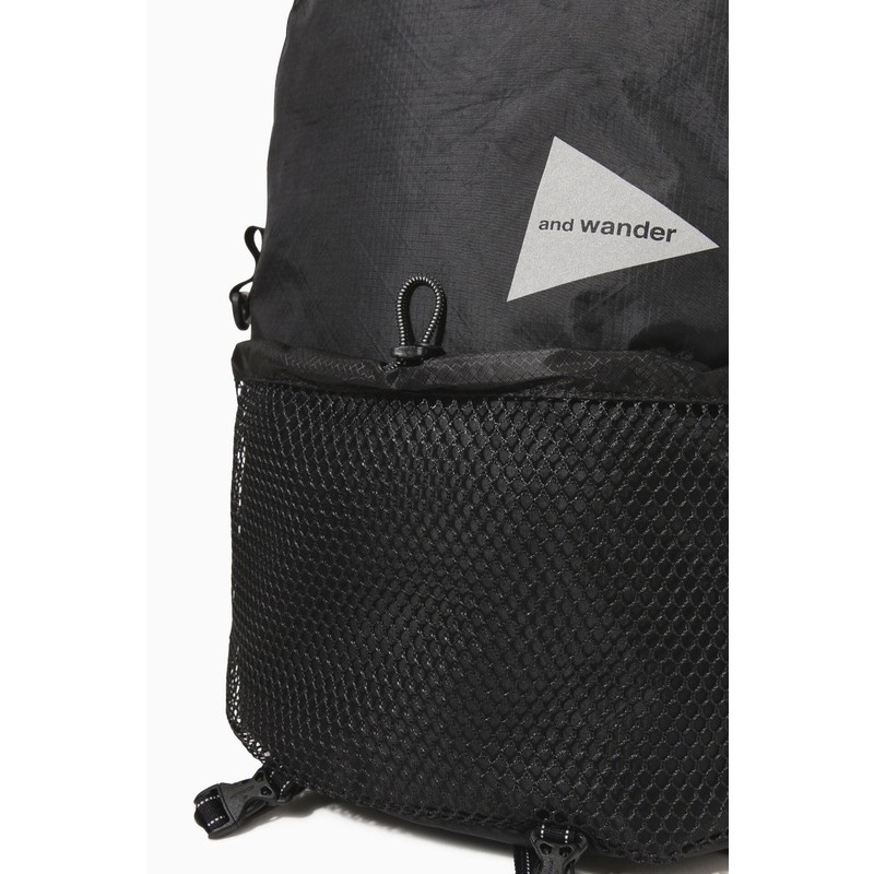 and wander ECOPAK 20L daypack black [アンドワンダー]