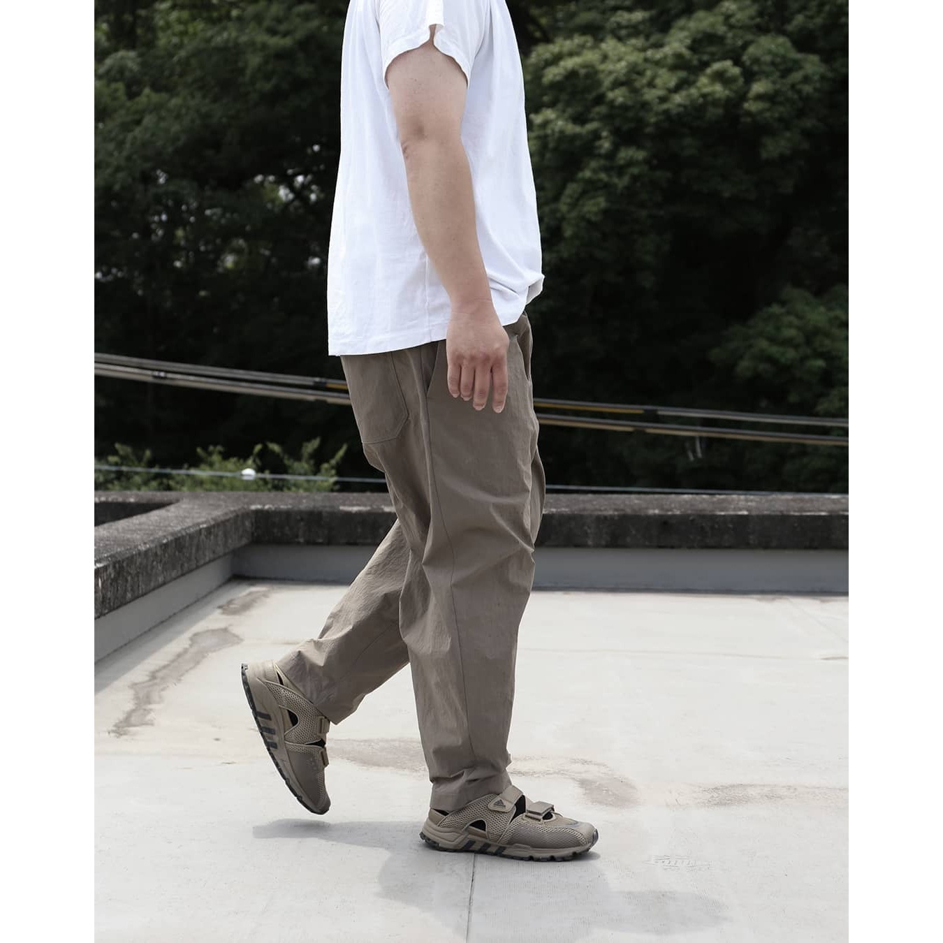 当日出荷可] EEZZEE EEZZEE PANTS / Swifty Nylon Beige [イージー]