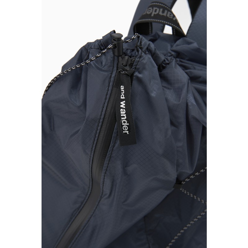 and wander sil daypack charcoal [アンドワンダー]