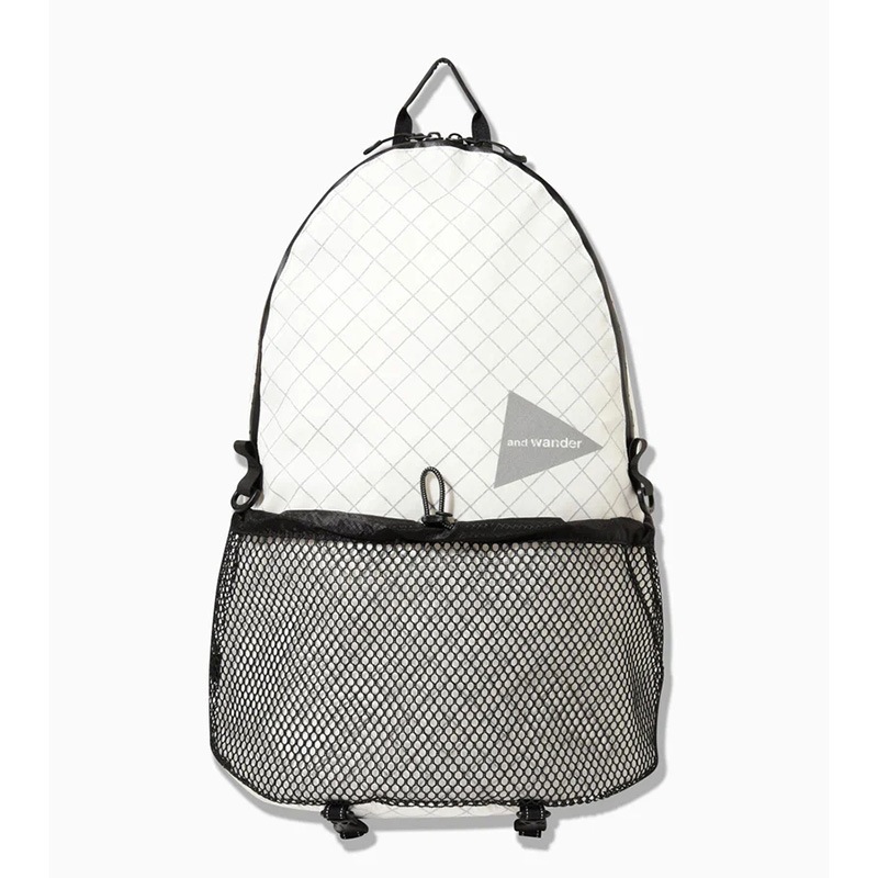 [当日出荷可][20%OFF] and wander ECOPAK 20L daypack off white [アンドワンダー]