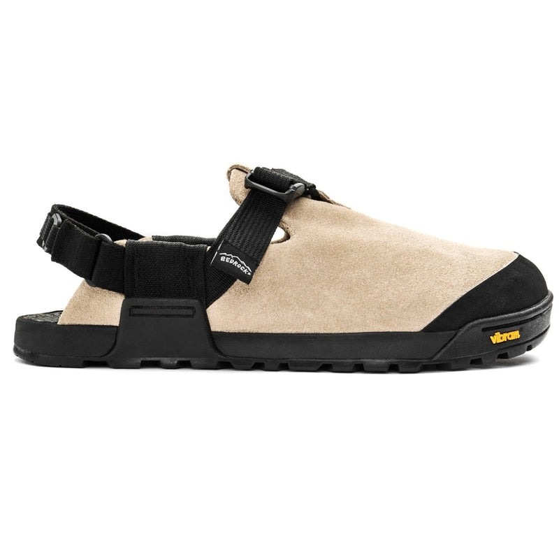 [当日出荷可] BEDROCK SANDALS Mountain Clog Suede Leather Birch Bark Upper/Black Webbing [ベッドロックサンダル]