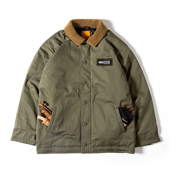 Grip Swany FP Deck JKT Aipha Olive [グリップスワニー]