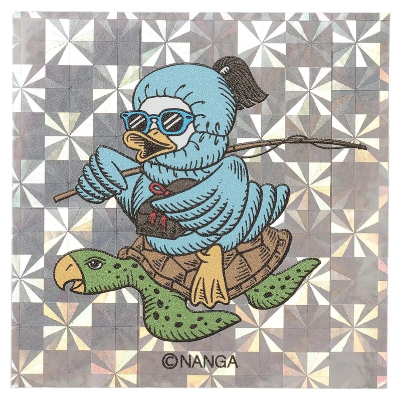 [当日出荷可][50%OFF] NANGA HOLOGRAPHIC GAAACY SQUARE STICKER URASHIMA [ナンガ]