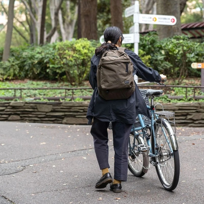 BLUE LUG the day pack padding navy check [ブルーラグ]