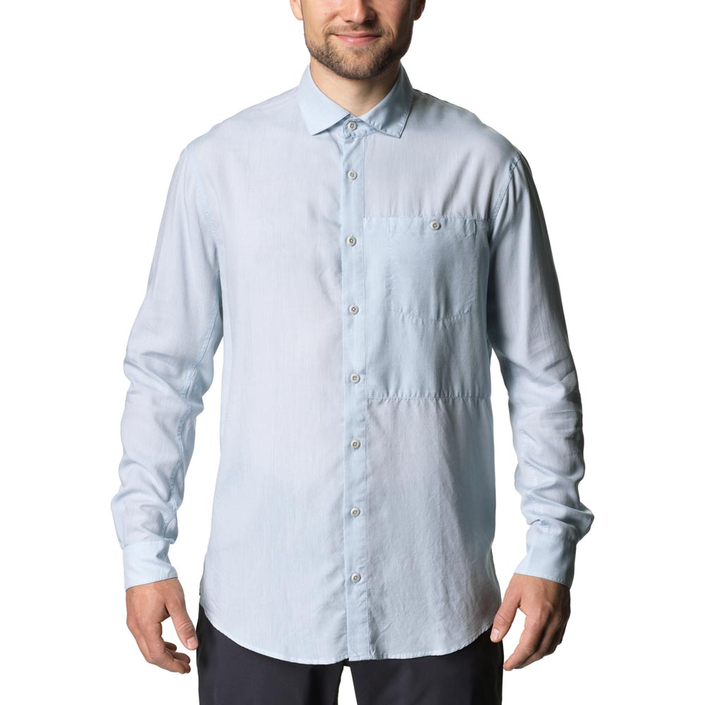 HOUDINI Mens Tree Longsleeve Shirt Breeze Blue Light [フーディニ]