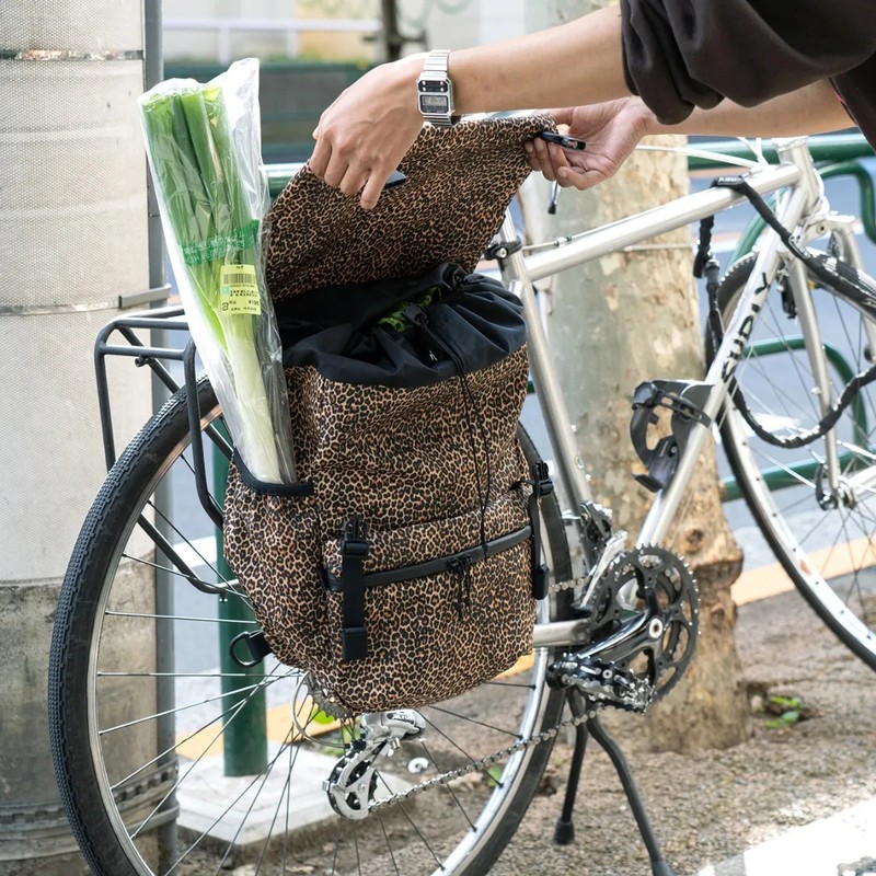 FAIRWEATHER flaptop pannier cordura/leopard [フェアウェザー]