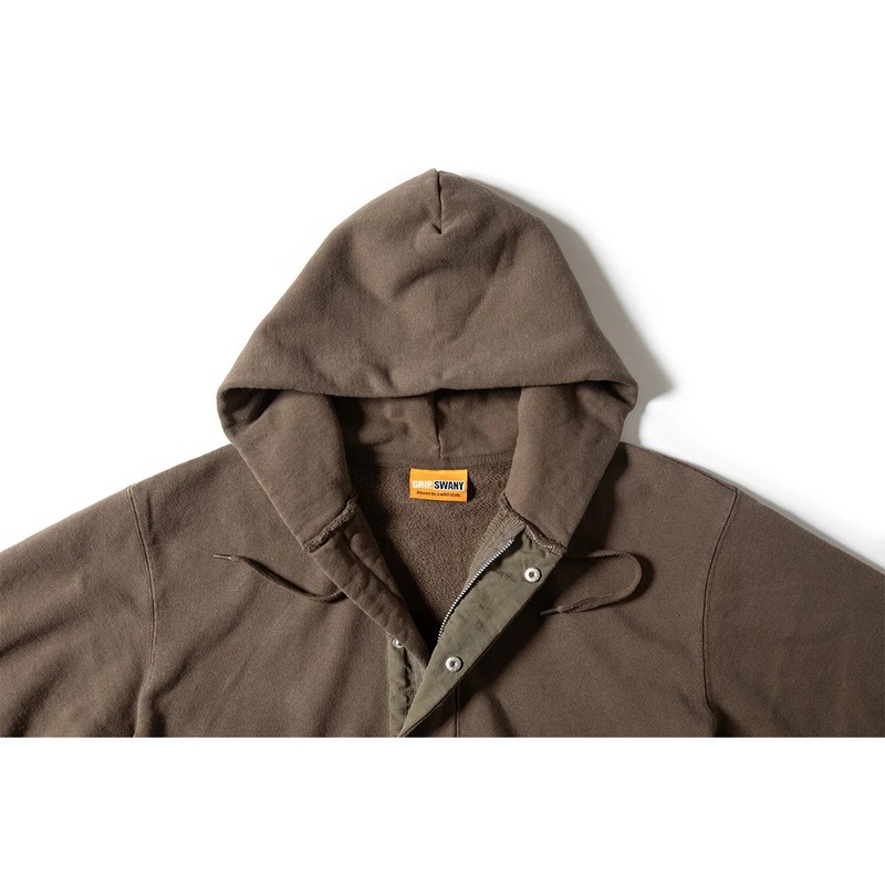Grip Swany Zip Up Hoody Khaki [グリップスワニー]