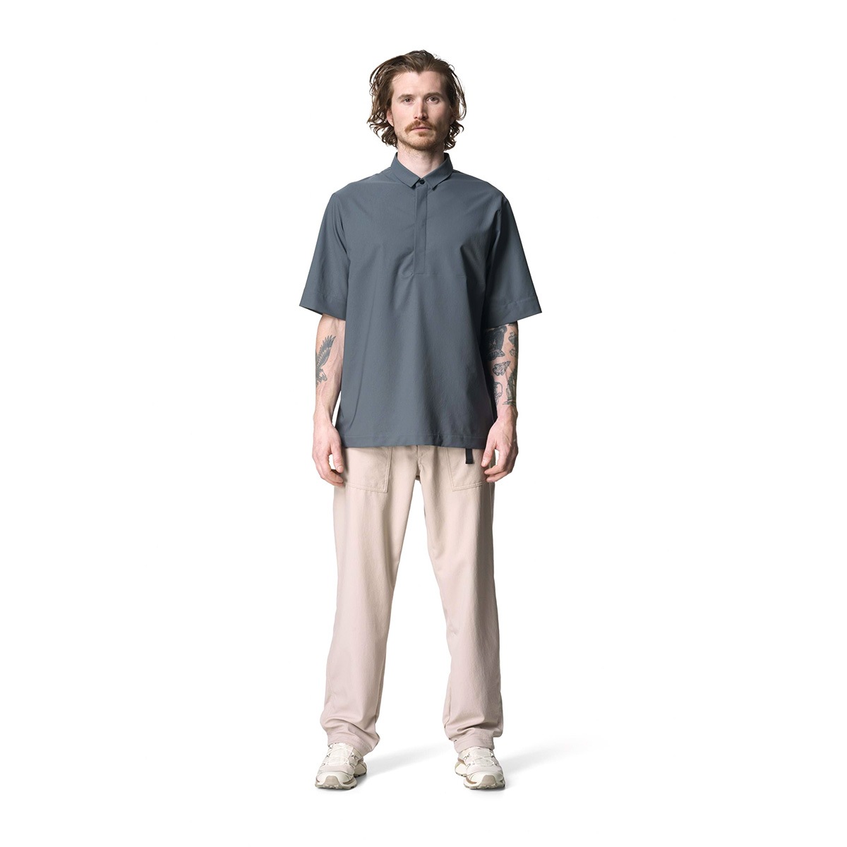 Houdini M's Cosmo Shirt Thunder Gray [フーディニ]